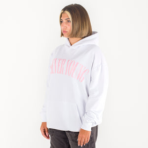 WHITE BASIC HOODIE