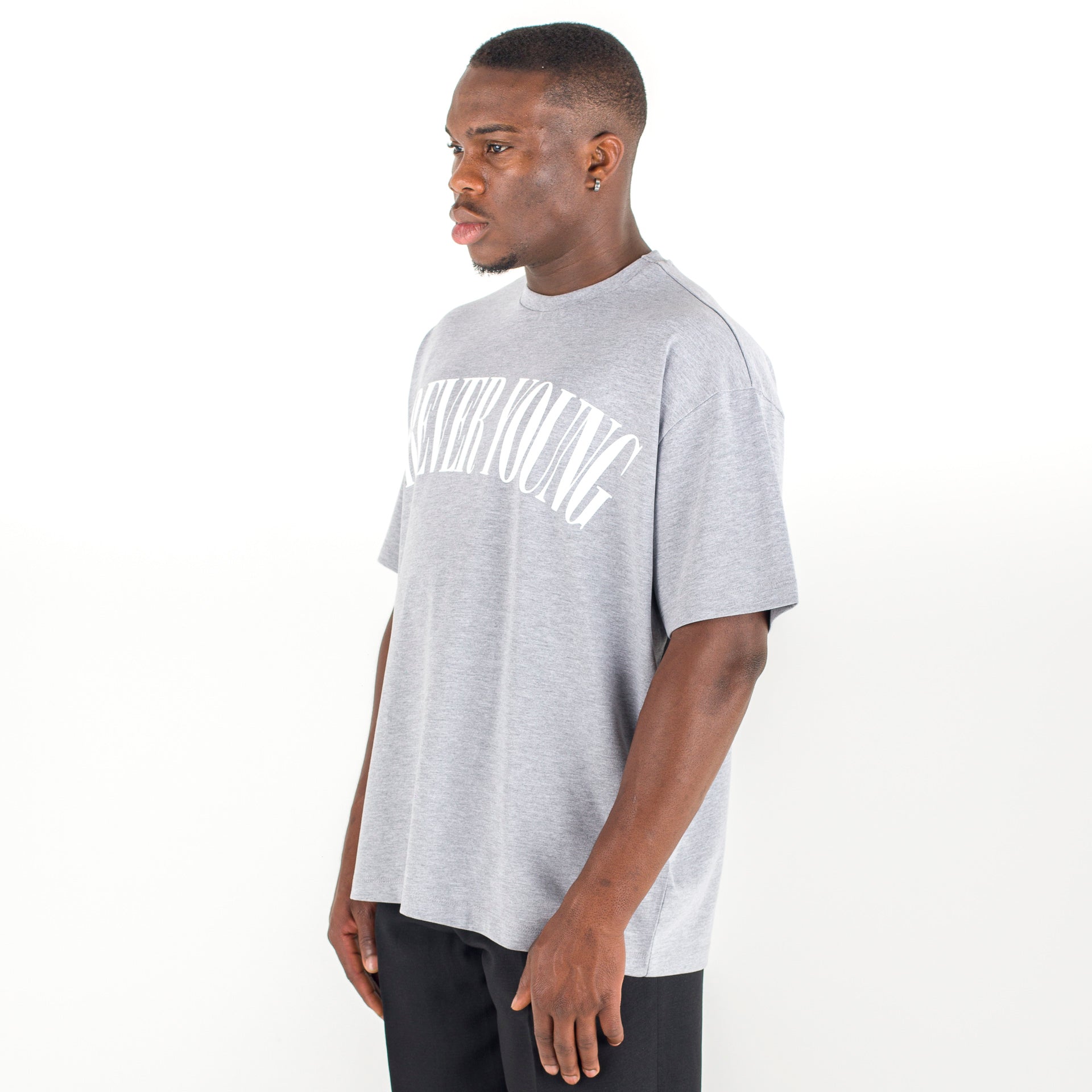 GREY BASIC TEE