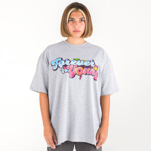 GREY CANDY TEE